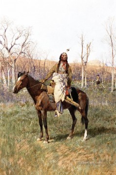 ヘンリー・ファーニー Painting - カラススカウト西インド先住民ヘンリー・ファーニー